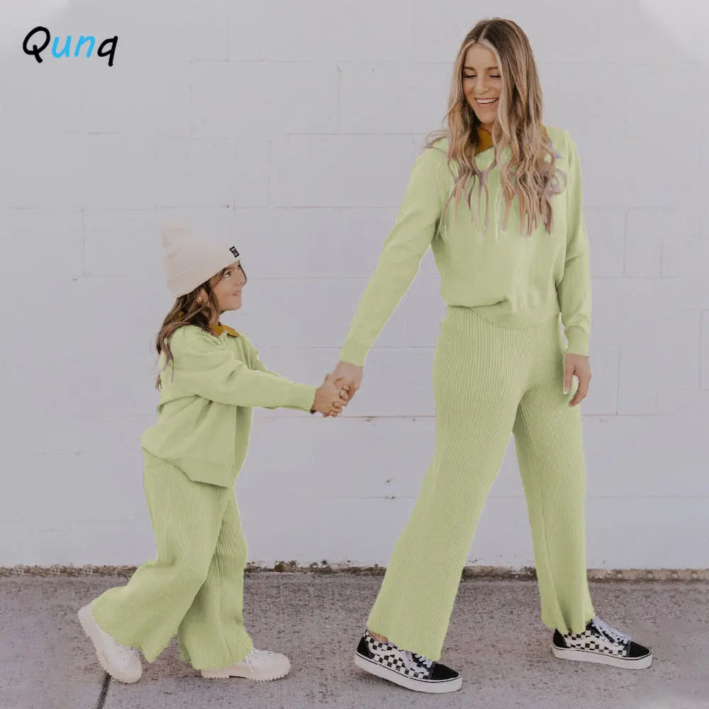 Conjunto Verde Mãe e Filha