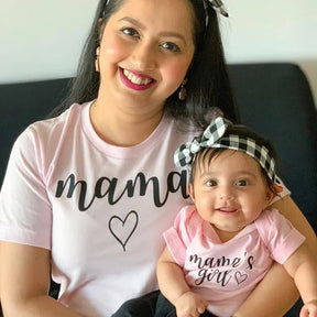 Camiseta Mae e Filha Mama Girl