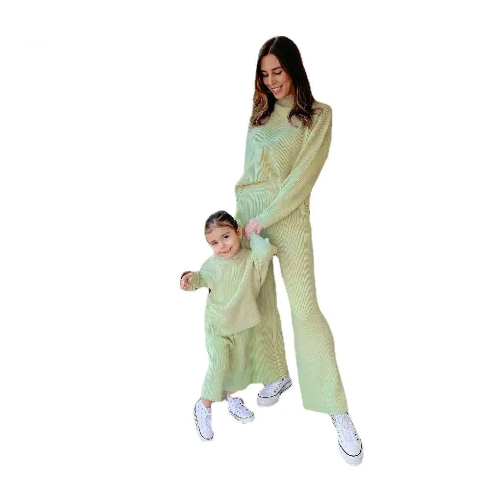 Conjunto Verde Mãe e Filha