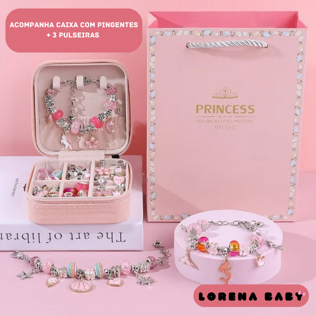 Kit Pulseira Princesa Elegante