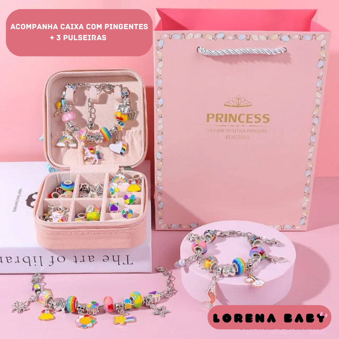 Kit Pulseira Princesa Elegante