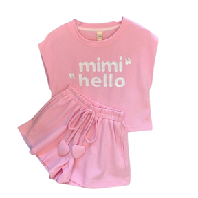 Conjunto T-shirt e Shorts Miami Hello