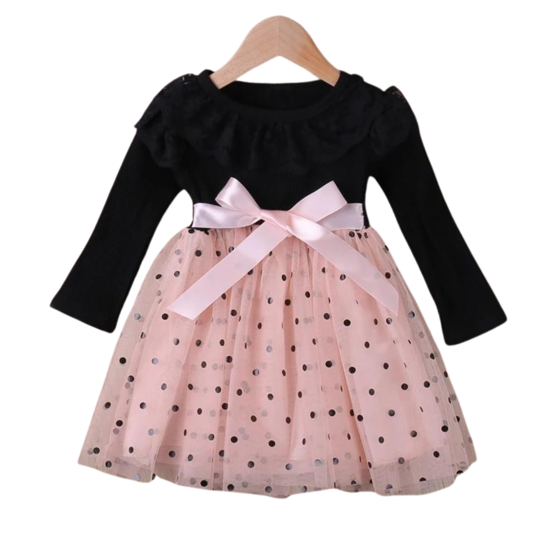 Vestido Girl Manga Longa