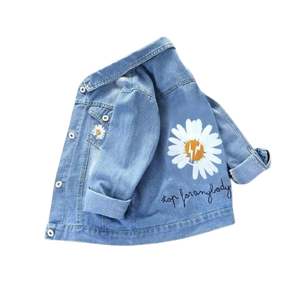 Jaqueta Jeans Flor Bela