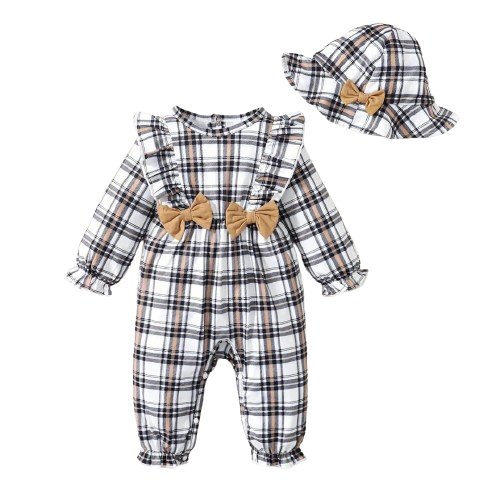 Conjunto Newborn Xadrez Baby