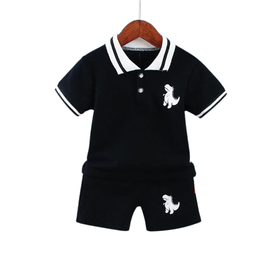 Conjunto Dino Camiseta e Shorts Boy Kids