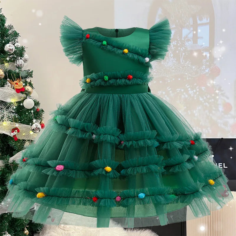 Vestido Merry Christimas Kids