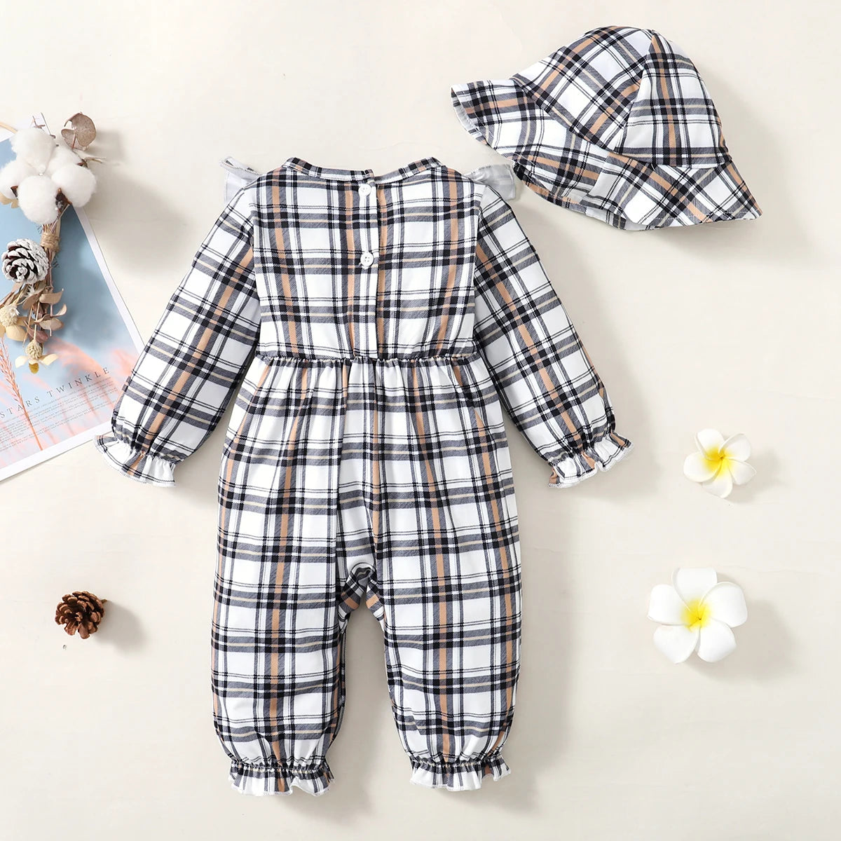 Conjunto Newborn Xadrez Baby