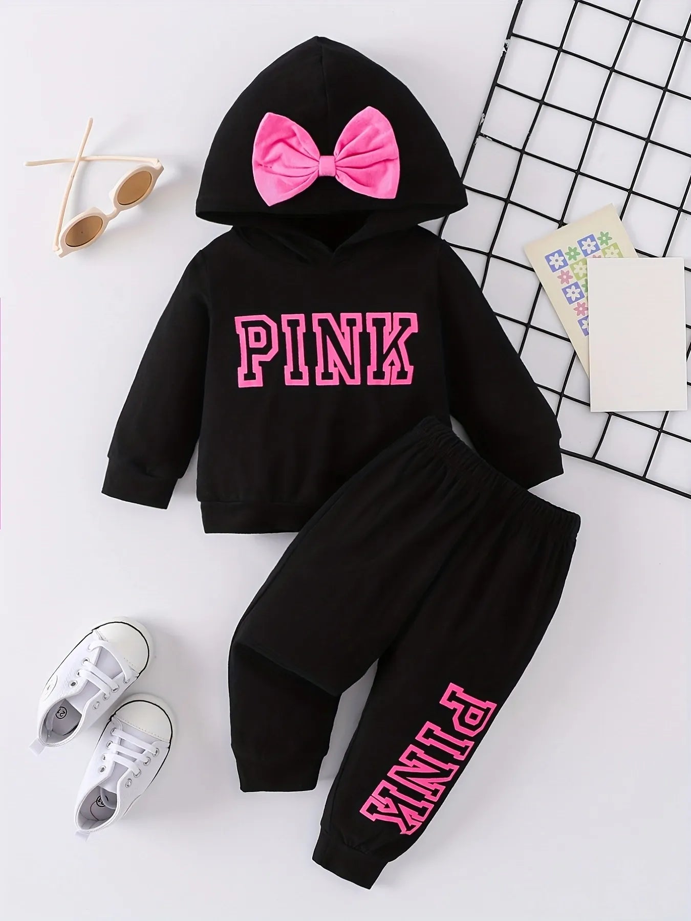 Conjunto Black Pink com Capuz