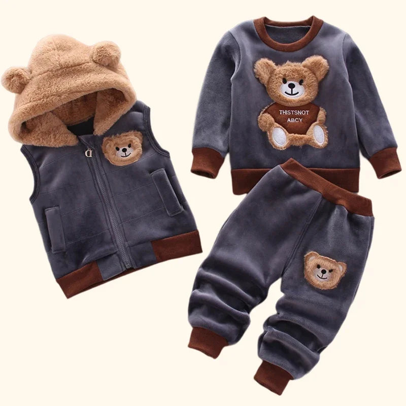 Conjunto Outwear Urso Kids