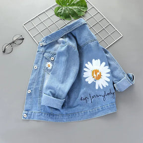 Jaqueta Jeans Flor Bela