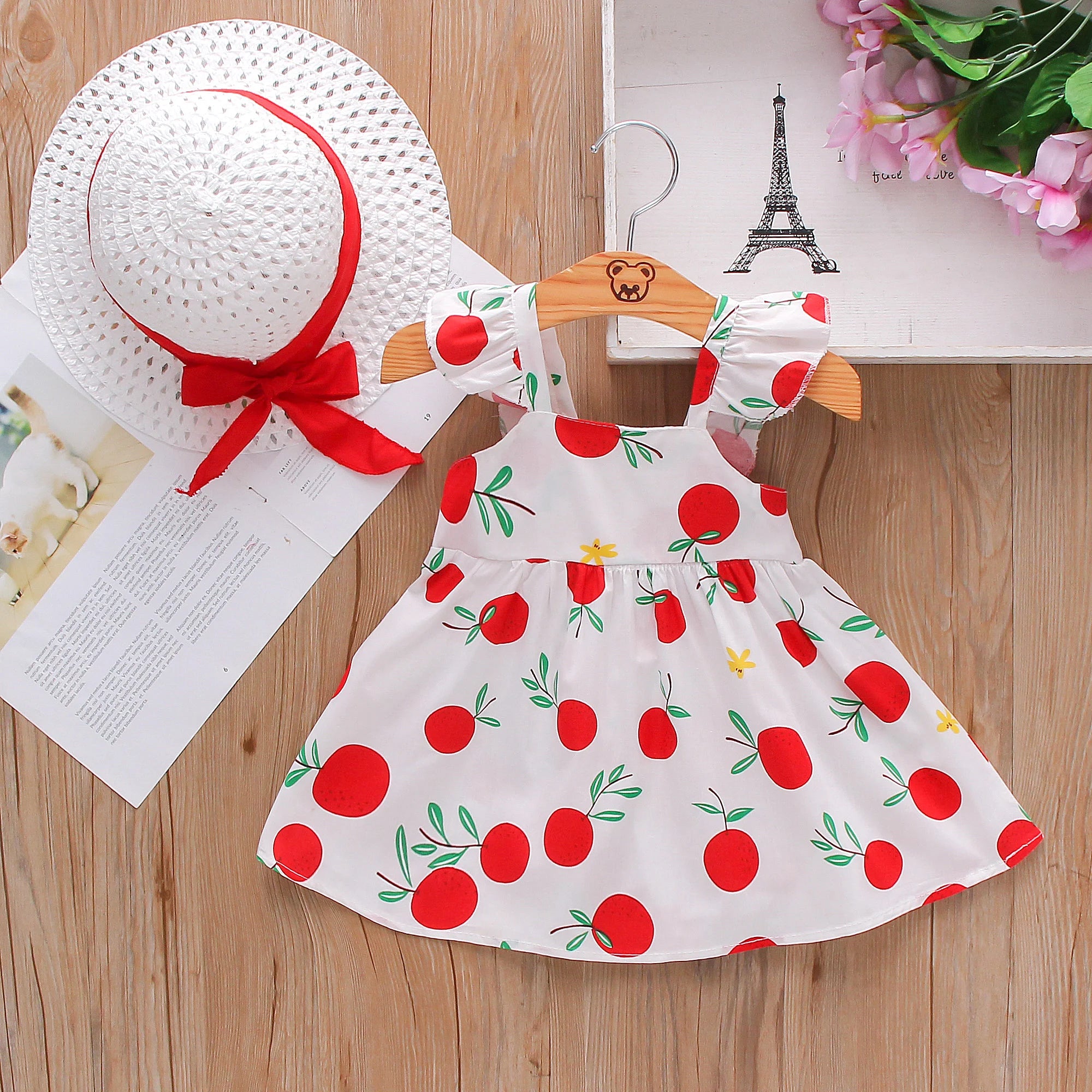 Vestido e Chapéu Fruits